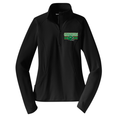 Load image into Gallery viewer, Lansdale Cannoneers - Ladies Sport Wicking 1-4 Zip Pullover
