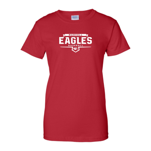 Load image into Gallery viewer, Marvell Eagles - Ladies Short Sleeve Cotton Tee
