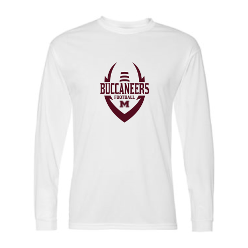 Milford Buccaneers - Adult LS Performance Tee