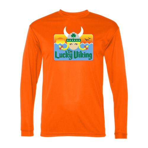 The Lucky Viking -  Adult LS Performance Tee