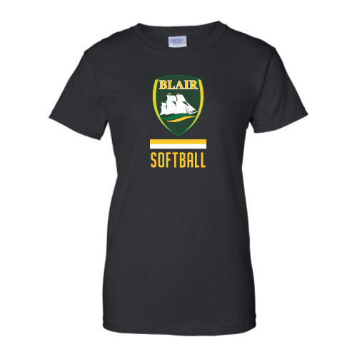 Load image into Gallery viewer, Blair Softball - Ladies' Short Sleeve Cotton Tee
