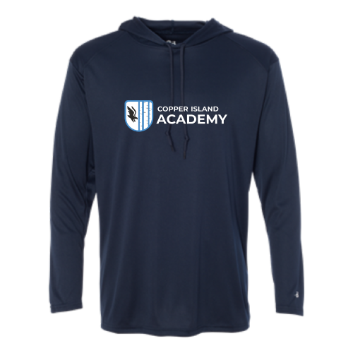 Copper Island - Adult LS Performance Tee with Hood