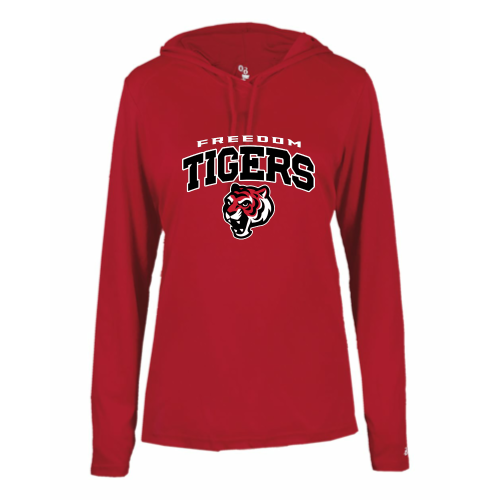 FMS Ladies Long Sleeve Performance Tee with Hood