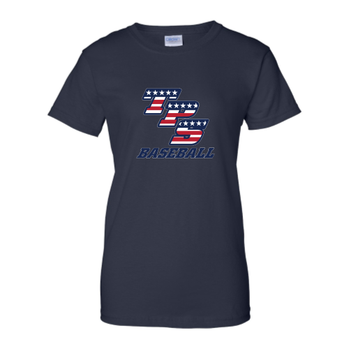 Load image into Gallery viewer, TPS Baseball - Ladies Short Sleeve Cotton Tee
