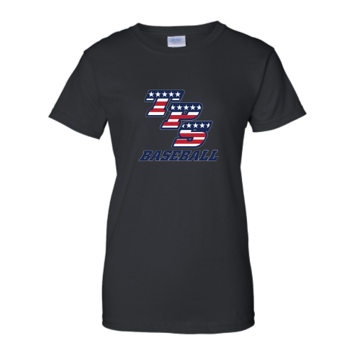 Load image into Gallery viewer, TPS Baseball - Ladies Short Sleeve Cotton Tee
