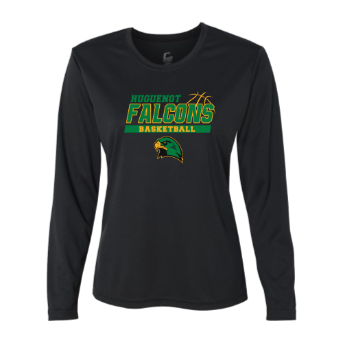 Huguenot Basketball - Youth LS Performance Tee