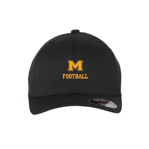 Milford Football - Black - Cotton Blend Fitted Cap
