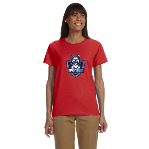 Load image into Gallery viewer, Spring Run - Ladies Short Sleeve Cotton Tee
