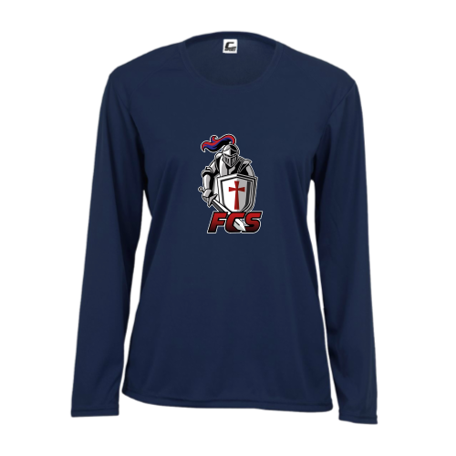 Faith Christian School - Ladies LS Performance Tee