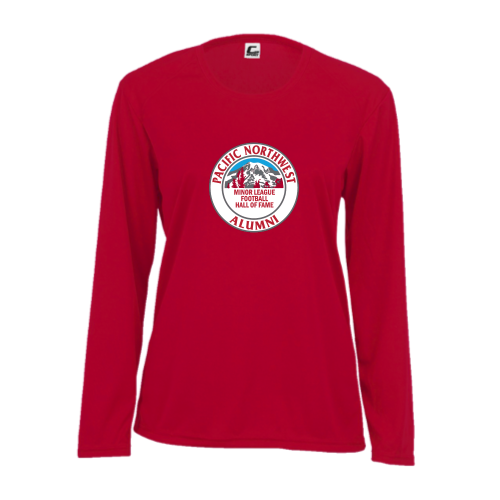 Load image into Gallery viewer, Pacific NW Football - Ladies LS Performance Tee
