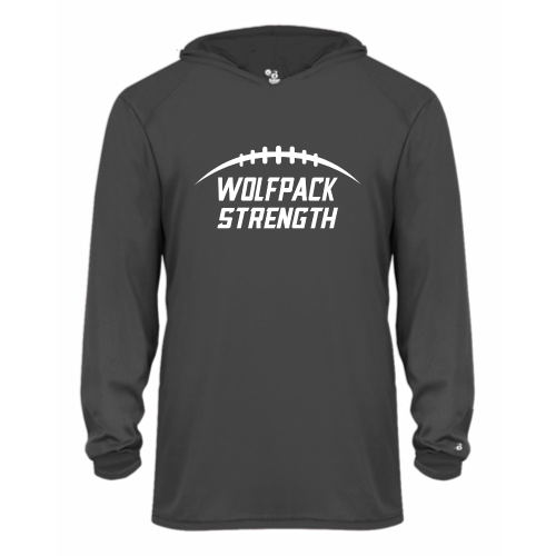 Lincoln HS - Youth LS Performance Tee with Hood