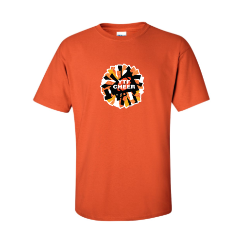 Load image into Gallery viewer, YTF Cheer - Adult Short Sleeve Cotton Tee

