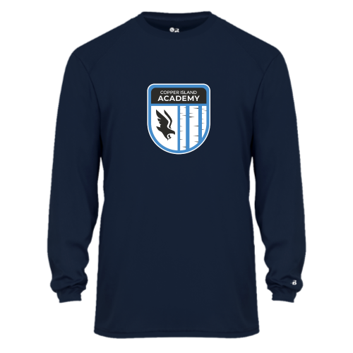 Load image into Gallery viewer, Copper Island Academy - Youth LS Performance Tee
