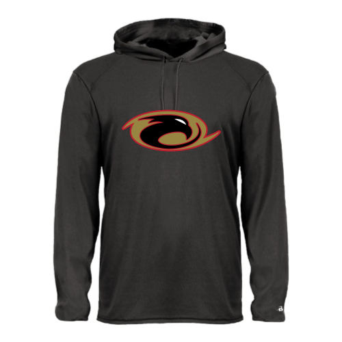 Load image into Gallery viewer, Thunderhawks Softball - Adult LS Performance Tee with Hood
