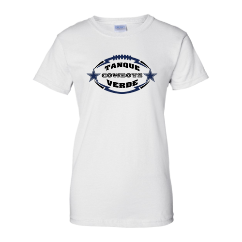 Tanque Verde Cowboys - Ladies Short Sleeve Cotton Tee