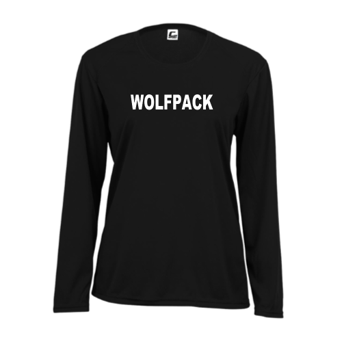 Lincoln Wolfpack - Ladies LS Performance Tee