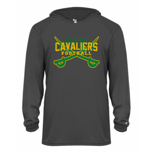 Load image into Gallery viewer, Clover Hill - Youth Long Sleeve Hooded Performance
