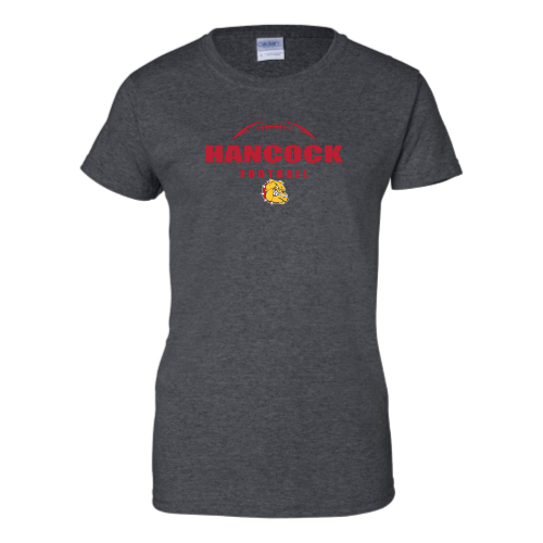 Load image into Gallery viewer, Hancock Football - Ladies Short Sleeve Cotton Tee
