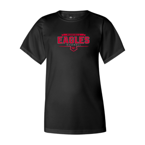 Load image into Gallery viewer, Marvell Eagles - Youth B-Core SS Performance Tee
