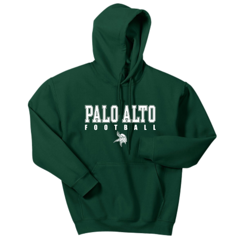 Load image into Gallery viewer, Palo Alto HS - Football - Adult Pullover Hood Sweatshirt
