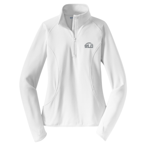 RLO Football - Ladies Sport Wicking 1/2 Zip Pullover