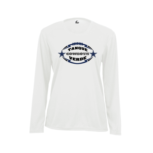 Load image into Gallery viewer, Tanque Verde Cowboys - Ladies LS Performance Tee
