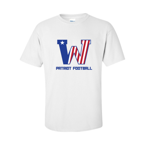 Load image into Gallery viewer, Washington Patriot Football - Adult Short Sleeve Cotton Tee
