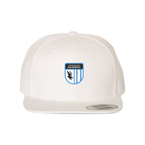 Load image into Gallery viewer, Copper Island Academy - Premium Flat Bill Snapback
