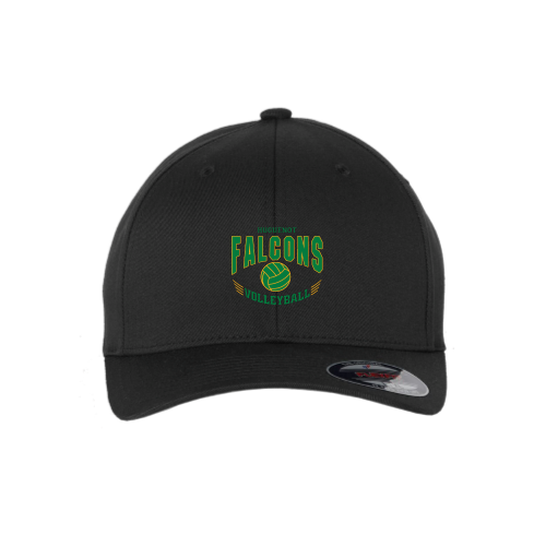 Huguenot Volleyball - Cotton Blend Fitted Cap