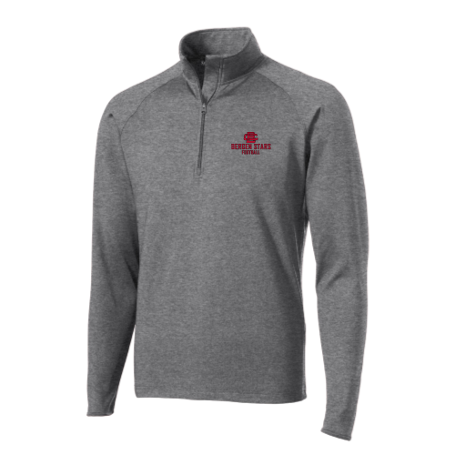 BCAS All Stars -  Sport Wicking 1/4 Zip Pullover Gray