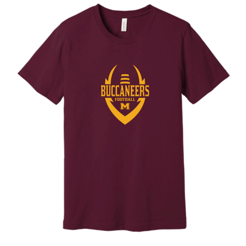 Milford Buccaneers - Canvas Adult Short Sleeve Cotton Tee