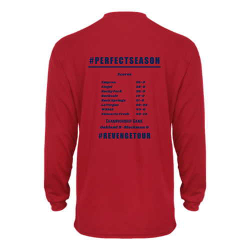 Oakland Middle School - Youth LS Performance Tee