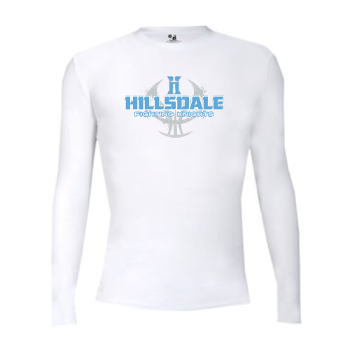 Load image into Gallery viewer, Hillsdale Basketball - Pro-Compression Long Sleeve T-Shirt
