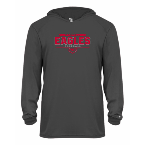 Load image into Gallery viewer, Marvell Eagles - Youth LS Performance Tee with Hood
