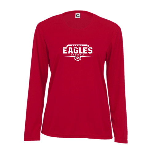 Marvell Eagles - Ladies LS Performance Tee