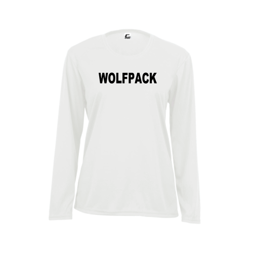 Load image into Gallery viewer, Lincoln Wolfpack - Ladies LS Performance Tee
