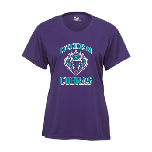 Queen Cobras - Ladies B-Core SS Performance Tee