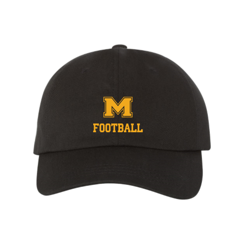 Milford Football - Black - Classic Dad Cap