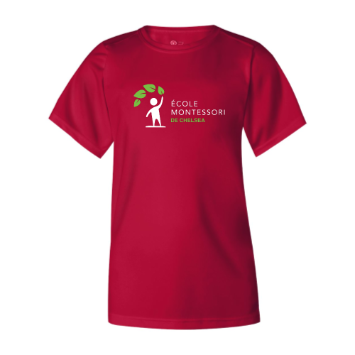 Load image into Gallery viewer, Ecole Montessori - Youth B-Core SS Performance Tee
