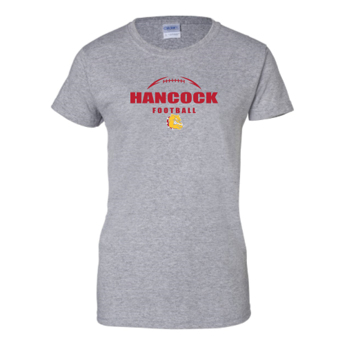 Load image into Gallery viewer, Hancock Football - Ladies Short Sleeve Cotton Tee
