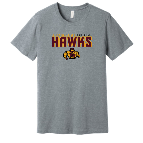 Blackville Hilda Football - Canvas Adult Short Sleeve Cotton Tee