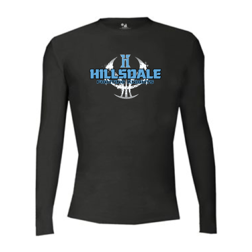 Load image into Gallery viewer, Hillsdale Basketball - Pro-Compression Long Sleeve T-Shirt
