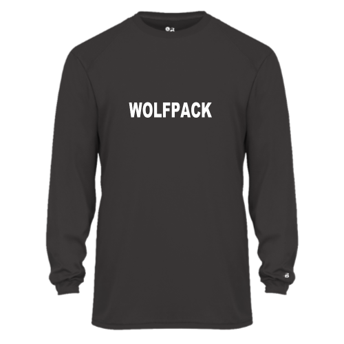 Load image into Gallery viewer, Lincoln Wolfpack - Youth LS Performance Tee
