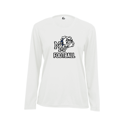 Load image into Gallery viewer, North Mason Football - Ladies LS Performance Tee
