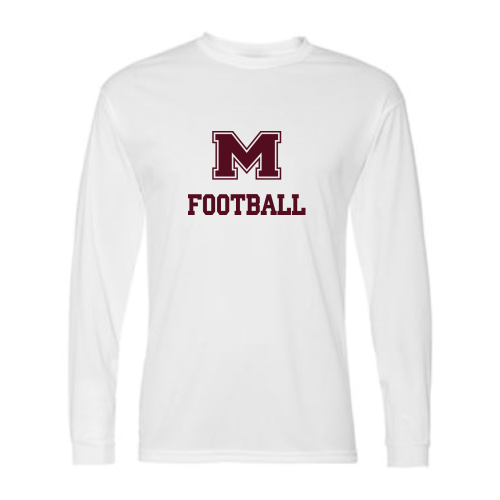 Load image into Gallery viewer, Milford Football - Adult LS Performance Tee
