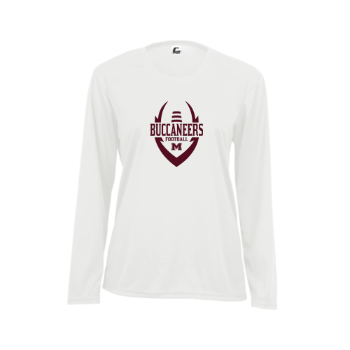 Load image into Gallery viewer, Milford Buccaneers - Ladies LS Performance Tee
