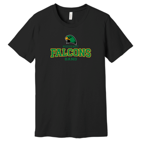 Huguenot Band - Canvas Adult Short Sleeve Cotton Tee