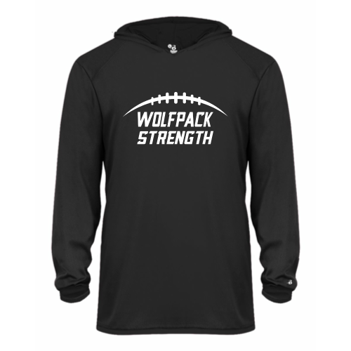 Lincoln HS - Youth LS Performance Tee with Hood