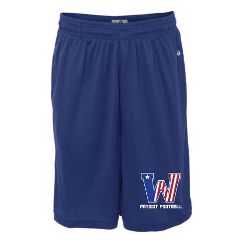 Washington Patriot Football - B-Core Adult 10 Performance Short
