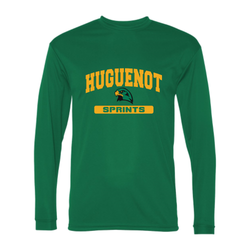 Load image into Gallery viewer, Huguenot Track and Field Sprints - Adult LS Performance Tee
